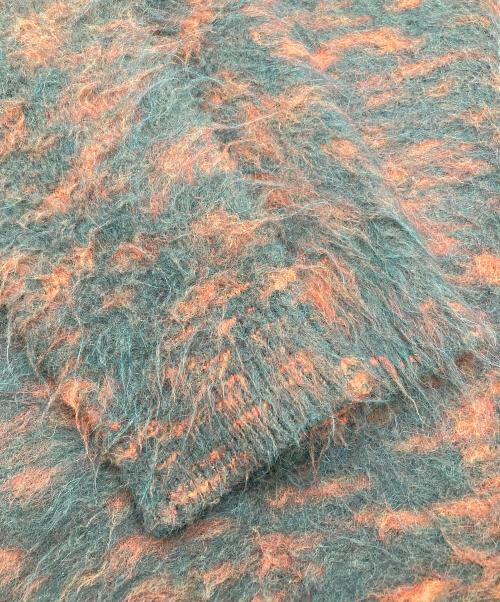 Acne studios（アクネ ストゥディオズ）Acne studios (アクネ ストゥディオズ) 厚手ニット グリーン×ブラウン サイズ:Lの古着・服飾アイテム