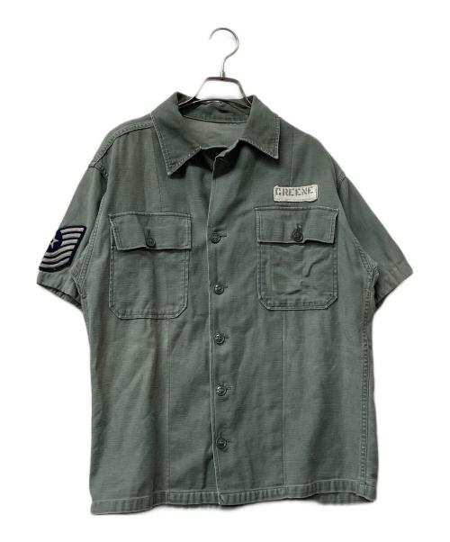 ノーブランド（ノーブランド）ノーブランド (ノーブランド) ミリタリーシャツ グレー サイズ:不明の古着・服飾アイテム