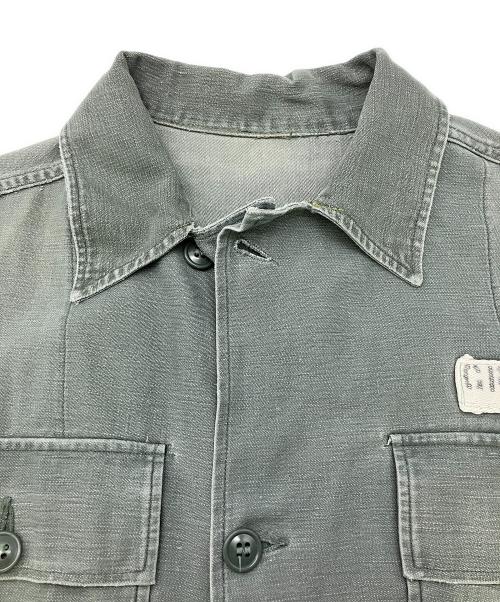 ノーブランド（ノーブランド）ノーブランド (ノーブランド) ミリタリーシャツ グレー サイズ:不明の古着・服飾アイテム
