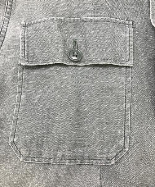 ノーブランド（ノーブランド）ノーブランド (ノーブランド) ミリタリーシャツ グレー サイズ:不明の古着・服飾アイテム