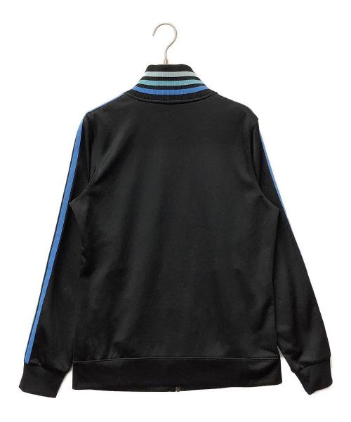 adidas（アディダス）adidas (アディダス) ジップジャケット トラックジャケット ブラック×ブルー サイズ:OTの古着・服飾アイテム