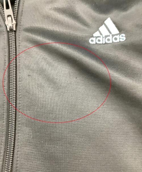 adidas（アディダス）adidas (アディダス) ジップジャケット トラックジャケット ブラック×ブルー サイズ:OTの古着・服飾アイテム