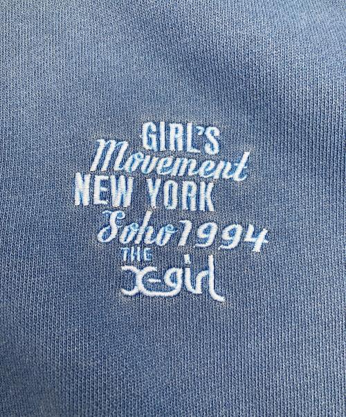 X-GIRL（エックスガール）X-GIRL (エックスガール) ジップパーカー ブルー サイズ:Mの古着・服飾アイテム