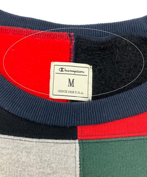 Champion（チャンピオン）Champion (チャンピオン) Ｓ/Ｓスウェット マルチカラー サイズ:Mの古着・服飾アイテム