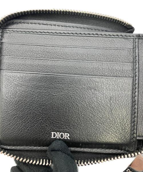 Dior（ディオール）Dior (ディオール) 2つ折り財布 オブリークギャラクシー ブラックの古着・服飾アイテム