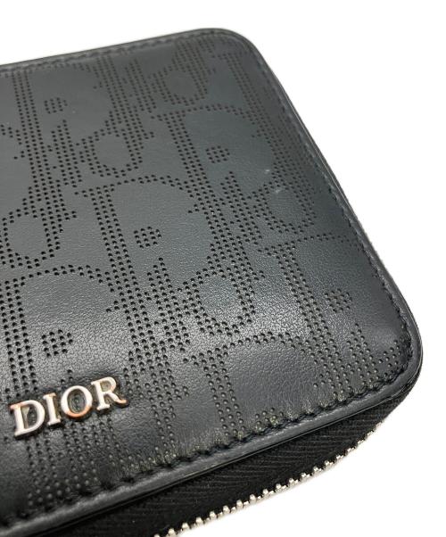 Dior（ディオール）Dior (ディオール) 2つ折り財布 オブリークギャラクシー ブラックの古着・服飾アイテム