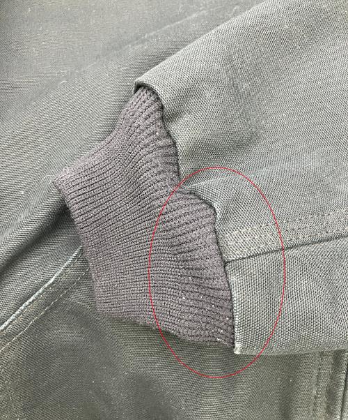 CarHartt（カーハート）CarHartt (カーハート) ジップパーカー　MADE IN USA ブラック サイズ:Sの古着・服飾アイテム