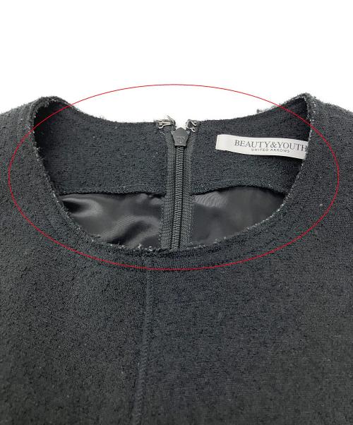 BEAUTY&YOUTH UNITED ARROWS（ビューティーアンドユースユナイテッドアローズ）BEAUTY&YOUTH UNITED ARROWS (ビューティーアンドユースユナイテッドアローズ) ノースリーブワンピース ブラック サイズ:Sの古着・服飾アイテム