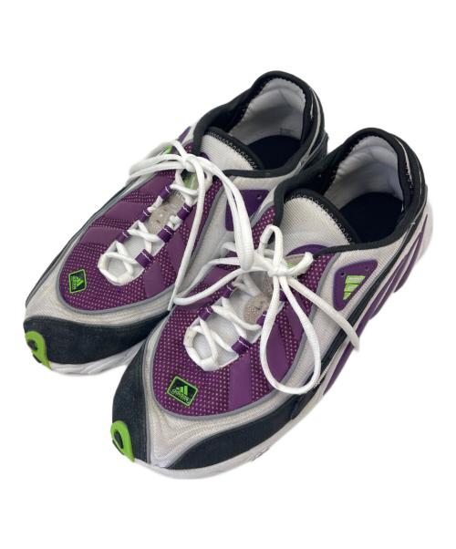 adidas（アディダス）adidas (アディダス) adidas  ローカットスニーカー パープル×ホワイト サイズ:27.5の古着・服飾アイテム