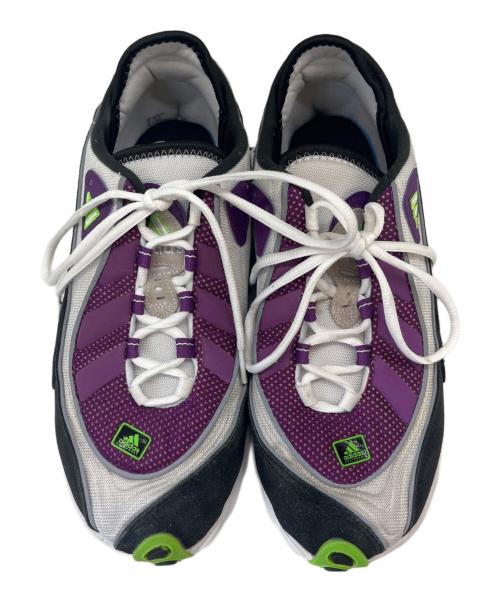 adidas（アディダス）adidas (アディダス) adidas  ローカットスニーカー パープル×ホワイト サイズ:27.5の古着・服飾アイテム