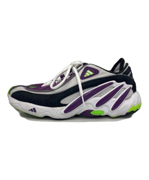 adidas（アディダス）adidas (アディダス) adidas  ローカットスニーカー パープル×ホワイト サイズ:27.5の古着・服飾アイテム