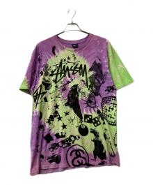stussy（ステューシー）の古着「Tシャツ タイダイ」｜パープル