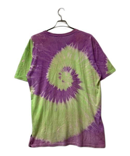 stussy（ステューシー）stussy (ステューシー) Tシャツ タイダイ パープル サイズ:largeの古着・服飾アイテム