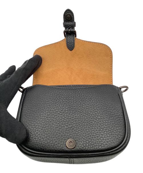 COACH（コーチ）COACH (コーチ) ショルダーバッグ アメリア スモール サドル バッグ ブラックの古着・服飾アイテム
