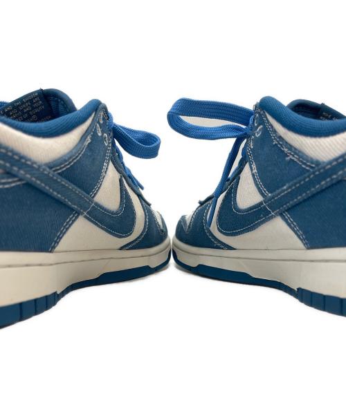 NIKE（ナイキ）NIKE (ナイキ) NIKE  DUNK LOW RETRO SE  ローカットスニーカー ブルー×ホワイト サイズ:28の古着・服飾アイテム
