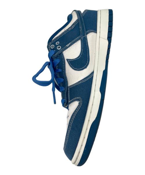 NIKE（ナイキ）NIKE (ナイキ) NIKE  DUNK LOW RETRO SE  ローカットスニーカー ブルー×ホワイト サイズ:28の古着・服飾アイテム
