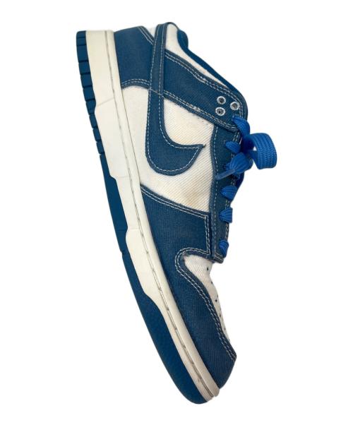 NIKE（ナイキ）NIKE (ナイキ) NIKE  DUNK LOW RETRO SE  ローカットスニーカー ブルー×ホワイト サイズ:28の古着・服飾アイテム