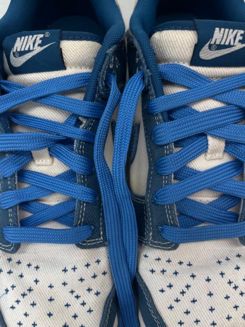 NIKE（ナイキ）NIKE (ナイキ) NIKE  DUNK LOW RETRO SE  ローカットスニーカー ブルー×ホワイト サイズ:28の古着・服飾アイテム
