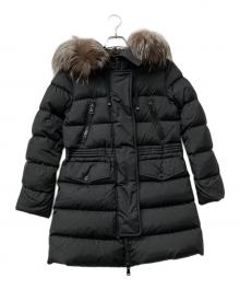 MONCLER（モンクレール）の古着「ダウンコート APHROTI シルバーフオックスファー＠」｜ブラック