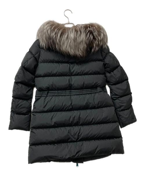 MONCLER（モンクレール）MONCLER (モンクレール) ダウンコート APHROTI シルバーフオックスファー＠ ブラック サイズ:XSの古着・服飾アイテム