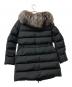 MONCLER (モンクレール) ダウンコート APHROTI シルバーフオックスファー＠ ブラック サイズ:XS：160000円