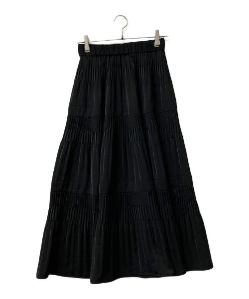 JOURNAL STANDARD（ジャーナルスタンダード）JOURNAL STANDARD (ジャーナルスタンダード) ミニプリーツティアードスカート ブラック サイズ:Ｓの古着・服飾アイテム