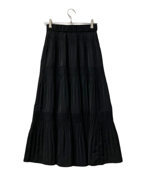 JOURNAL STANDARD（ジャーナルスタンダード）JOURNAL STANDARD (ジャーナルスタンダード) ミニプリーツティアードスカート ブラック サイズ:Ｓの古着・服飾アイテム