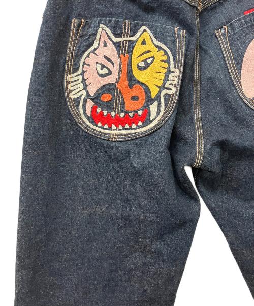 EVISU（エヴィス）EVISU (エヴィス) デニムパンツ 0015 インディゴ サイズ:36×34の古着・服飾アイテム