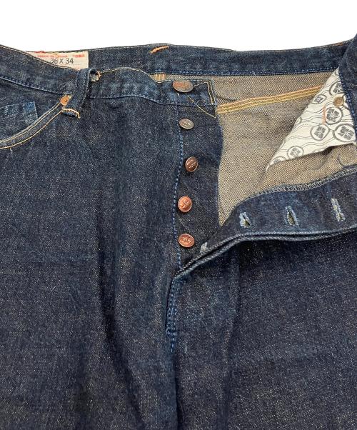 EVISU（エヴィス）EVISU (エヴィス) デニムパンツ 0015 インディゴ サイズ:36×34の古着・服飾アイテム