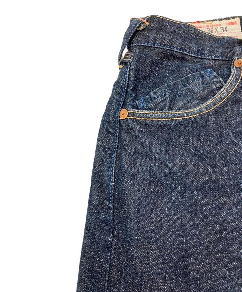 EVISU（エヴィス）EVISU (エヴィス) デニムパンツ 0015 インディゴ サイズ:36×34の古着・服飾アイテム