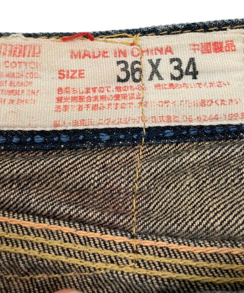EVISU（エヴィス）EVISU (エヴィス) デニムパンツ 0015 インディゴ サイズ:36×34の古着・服飾アイテム