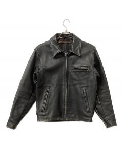 中古・古着通販】Von Dutch (ボンダッチ) レザージャケット ライダース