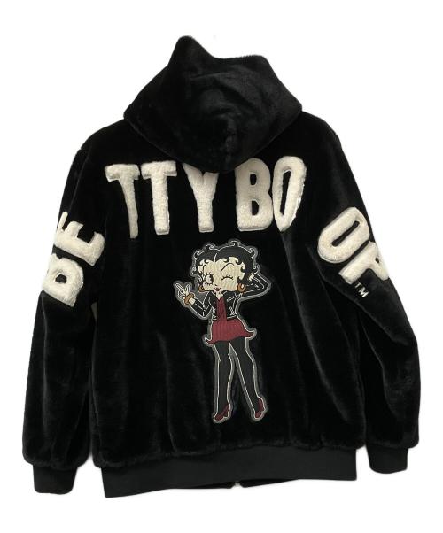 THE BRAVE MAN（ブレイブマン）THE BRAVE MAN (ブレイブマン) BETTY BOOP (ベティー・ブープ) ジャケット ブラック サイズ:Mの古着・服飾アイテム