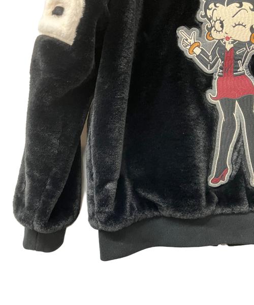 THE BRAVE MAN（ブレイブマン）THE BRAVE MAN (ブレイブマン) BETTY BOOP (ベティー・ブープ) ジャケット ブラック サイズ:Mの古着・服飾アイテム