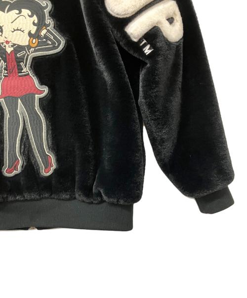 THE BRAVE MAN（ブレイブマン）THE BRAVE MAN (ブレイブマン) BETTY BOOP (ベティー・ブープ) ジャケット ブラック サイズ:Mの古着・服飾アイテム