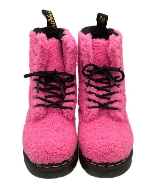 Dr.Martens（ドクターマーチン）Dr.Martens (ドクターマーチン) ブーツ ピンク×ブラック サイズ:23の古着・服飾アイテム