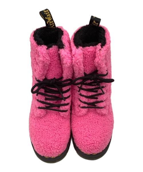 Dr.Martens（ドクターマーチン）Dr.Martens (ドクターマーチン) ブーツ ピンク×ブラック サイズ:23の古着・服飾アイテム