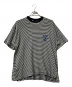 stussyステューシー）の古着「半袖カットソー　90s」｜ホワイト×ブラック