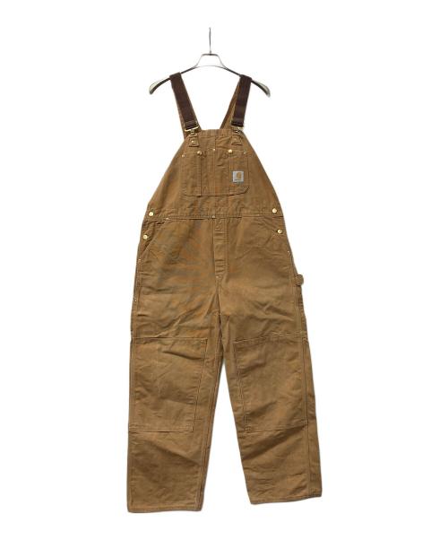 CarHartt（カーハート）CarHartt (カーハート) オーバーオール ダブルニー カーキ×ブラウン サイズ:不明の古着・服飾アイテム
