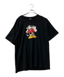 stussy（ステューシー）の古着「半袖カットソー」｜ブラック
