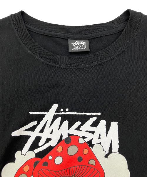 stussy（ステューシー）stussy (ステューシー) 半袖カットソー ブラック サイズ:Lの古着・服飾アイテム