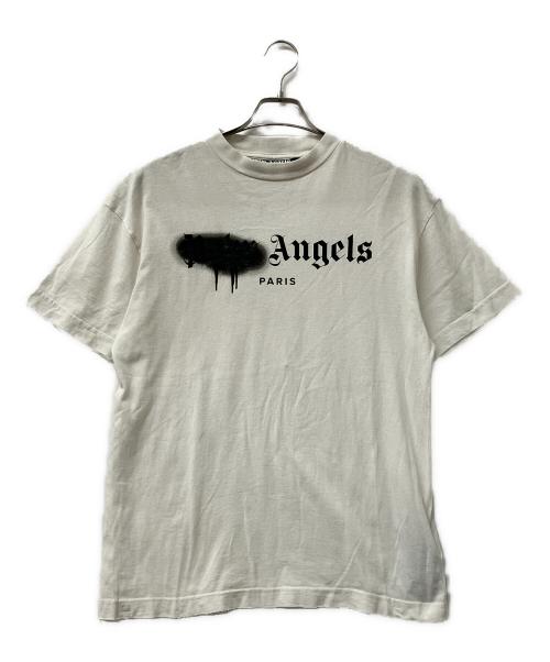 Palm Angels（パーム エンジェルス）Palm Angels (パーム エンジェルス) 半袖カットソー ホワイト サイズ:Sの古着・服飾アイテム