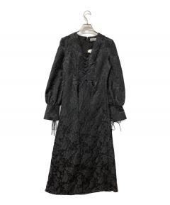 中古・古着通販】Ameri (アメリ) ワンピース PENTAGON NECK FOLD HEM