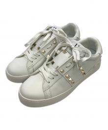 VALENTINO GARAVANI（ヴァレンティノ・ガラヴァーニ）の古着「スニーカー ロックスタッズアンタイトルドスニーカー」｜ホワイト