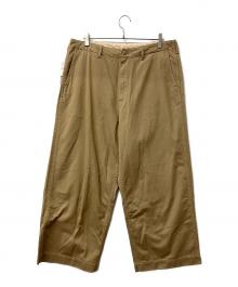 BEAMS（ビームス）の古着「パンツ ワイドチノパンツ」｜カーキ