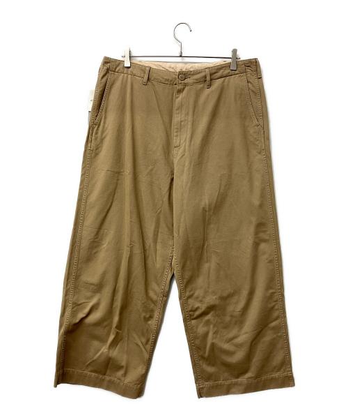 BEAMS（ビームス）BEAMS (ビームス) パンツ ワイドチノパンツ カーキ サイズ:XLの古着・服飾アイテム
