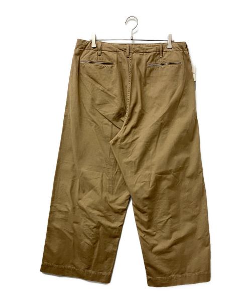 BEAMS（ビームス）BEAMS (ビームス) パンツ ワイドチノパンツ カーキ サイズ:XLの古着・服飾アイテム