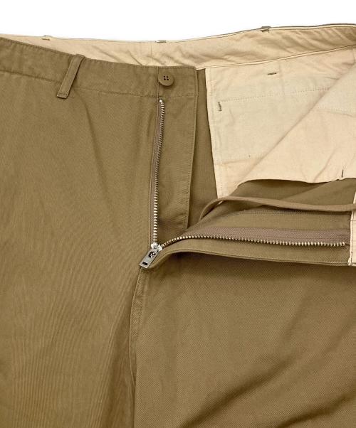 BEAMS（ビームス）BEAMS (ビームス) パンツ ワイドチノパンツ カーキ サイズ:XLの古着・服飾アイテム