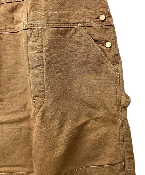 CarHartt（カーハート）CarHartt (カーハート) オーバーオール カーキ×ブラウン サイズ:不明の古着・服飾アイテム