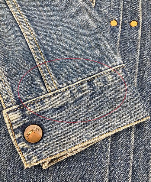 Wrangler（ラングラー）Wrangler (ラングラー) デニムジャケット　111MJ　復刻 インディゴ サイズ:Mの古着・服飾アイテム